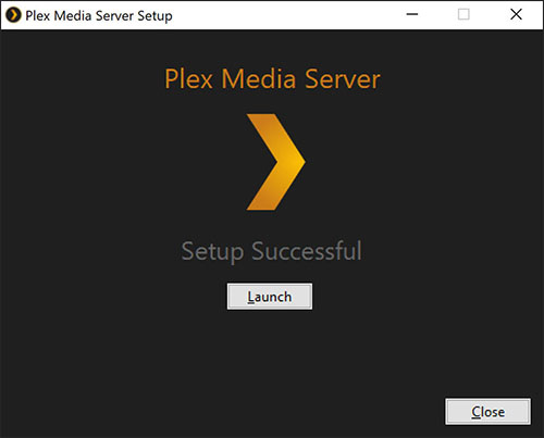 Plex Media Server setup